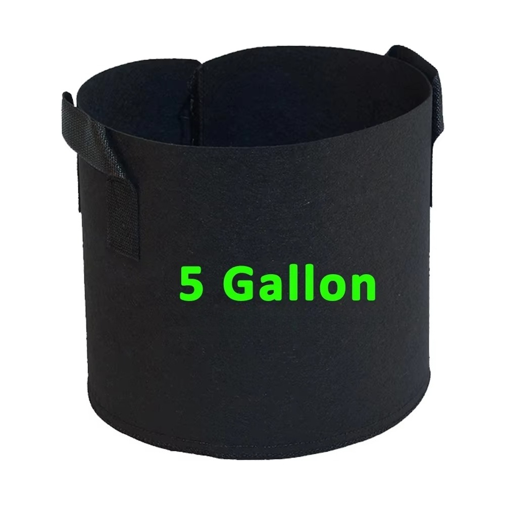 Plant Nursery Grow Bags Fabric 5 Gallon - Bahçe Malzemeleri Kumaş Saksı 5 Galon