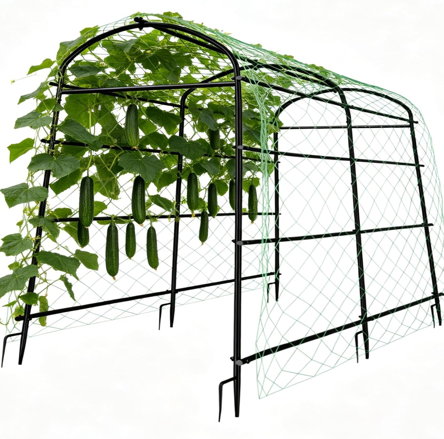 Plant Support Trellis Netting Climbing - 87 İnç Metal Bahçe Kafes Arkı,