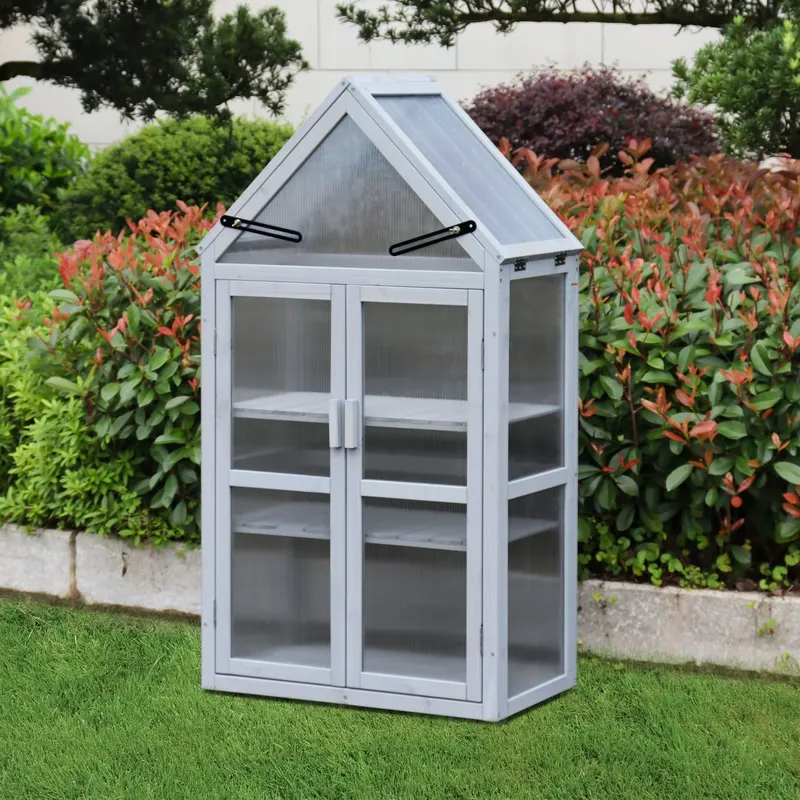Polycarbonate Greenhouse Aluminum Frame - Alüminyum Çerçeveli Polikarbonat Panellerden Yapılmış Dayanıklı