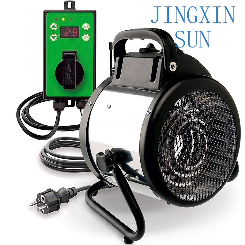 Greenhouse Heater Electric Digital Thermostat - Elektrikli Üfleyici Isıtıcı 2000 Watt Dijital