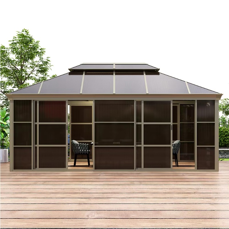 Polycarbonate Greenhouse Aluminum Frame - 400*600CM Polikarbonat Kış Bahçesi Veranda Sera