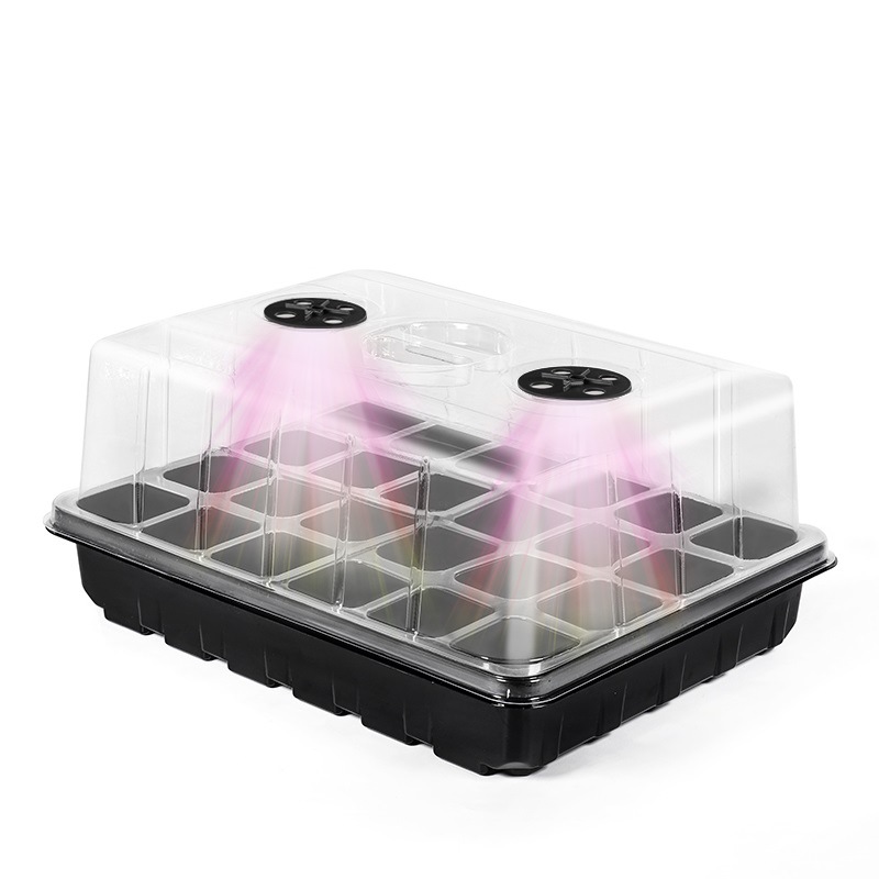 Seed Starter Tray Kit With Grow Light - Bitki Tohumu Başlangıç ​​Kiti, Büyütme Işığı