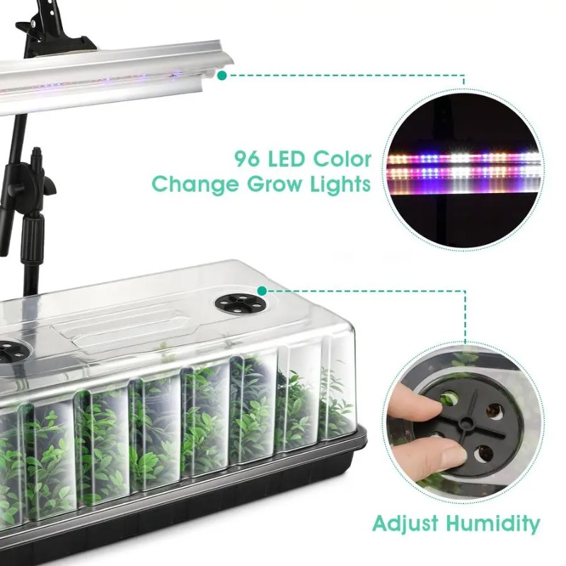 Tohum Başlangıç ​​Tepsisi, Büy - Seed Starter Tray Kit With Grow Light incelemesi ve fiyatı