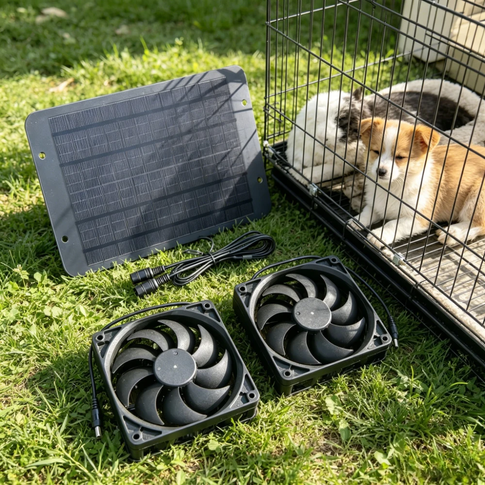 Dış Mekan 10W Güneş Enerjili Ç - Greenhouse Circulation Fan Waterproof incelemesi ve fiyatı