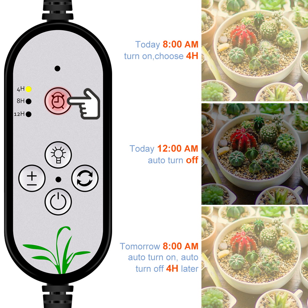 LED Phyto ışık tam spektrum bü - Seed Starter Tray Kit With Grow Light incelemesi ve fiyatı