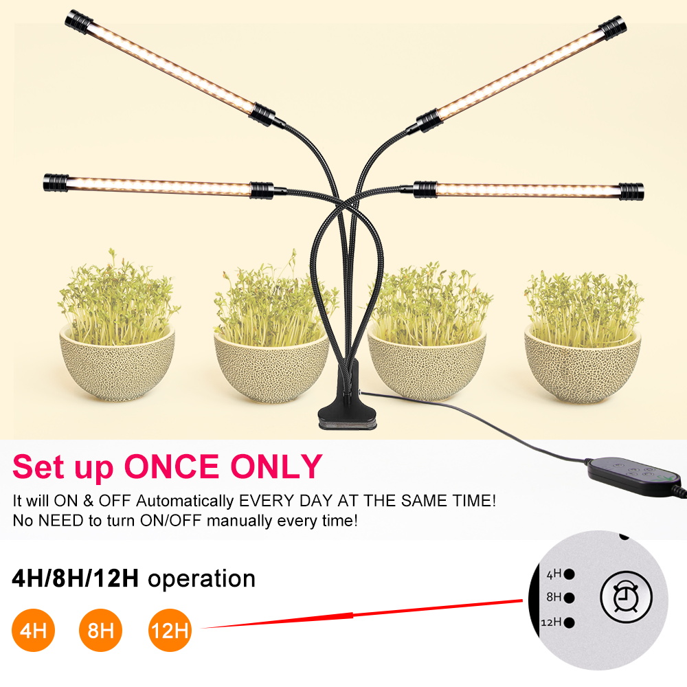 LED Phyto ışık tam spektrum bü - Seed Starter Tray Kit With Grow Light incelemesi ve fiyatı