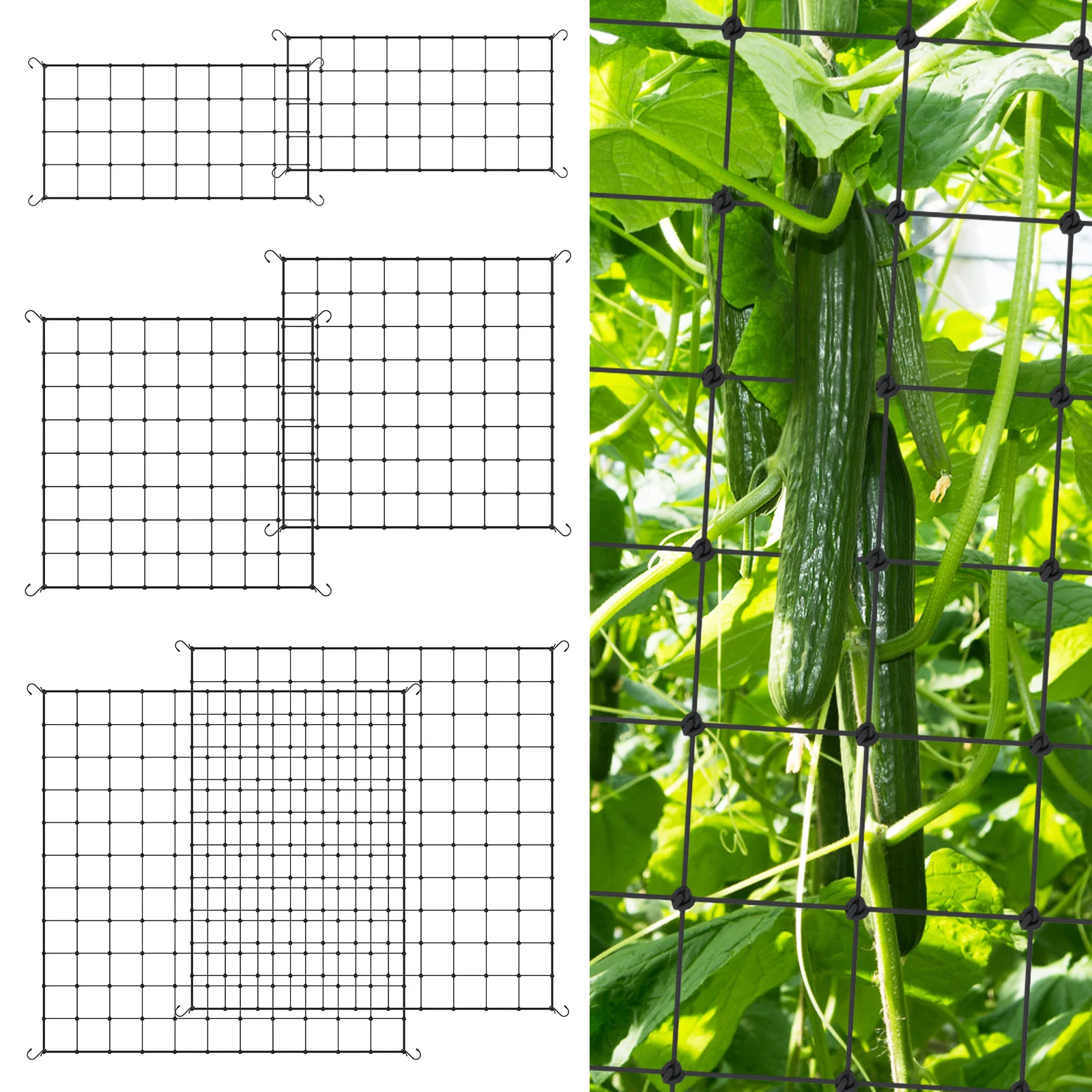 2 adet bitki yetiştirme çadırı - Plant Support Trellis Netting Climbing incelemesi ve fiyatı