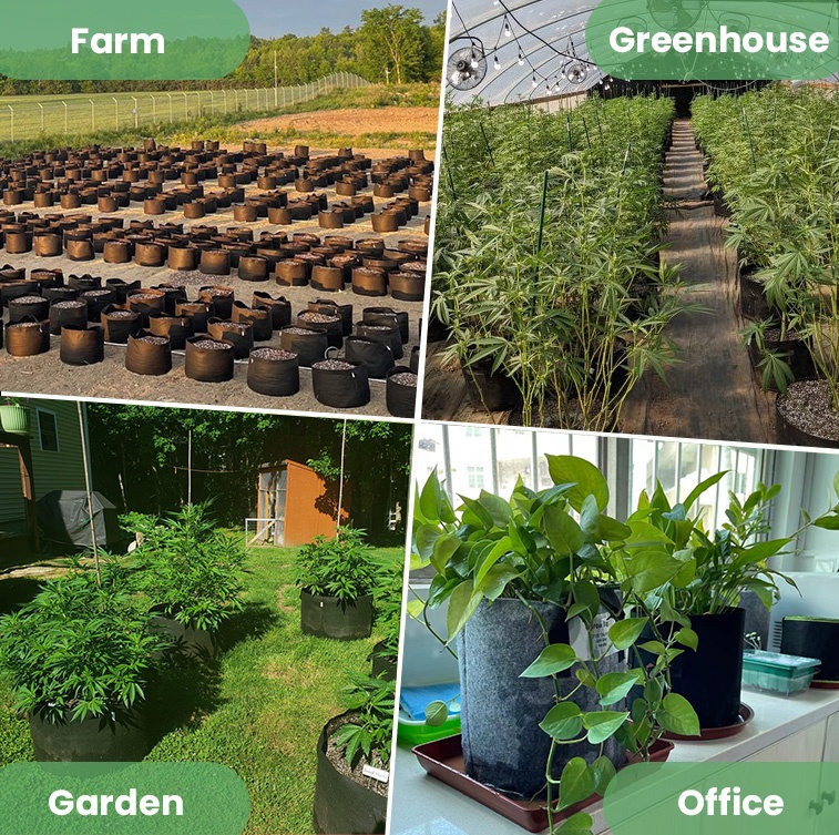Bahçe Malzemeleri Kumaş Saksı  - Plant Nursery Grow Bags Fabric 5 Gallon incelemesi ve fiyatı