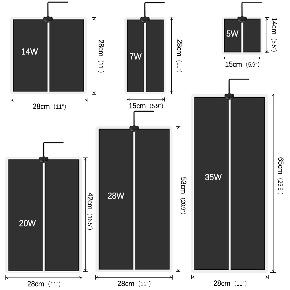 5W-35W Tohumlar Fideler Bitki  - Plant Seedling Heat Mat Waterproof incelemesi ve fiyatı