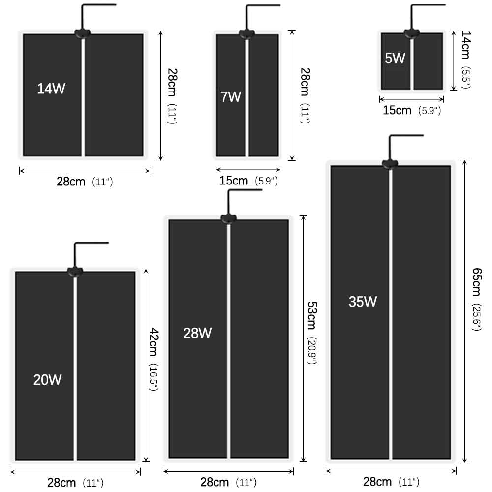 35W-5W Tohumlar Fideleri Bitki - Plant Seedling Heat Mat Waterproof incelemesi ve fiyatı