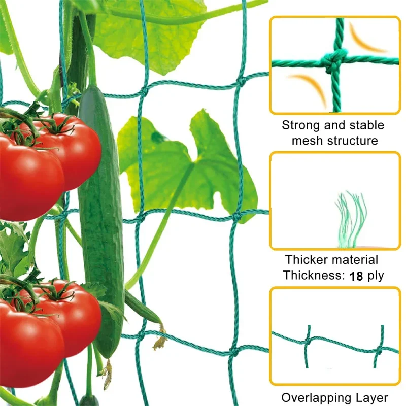 1-2 Adet Ağır Hizmet Tipi Poly - Plant Support Trellis Netting Climbing incelemesi ve fiyatı