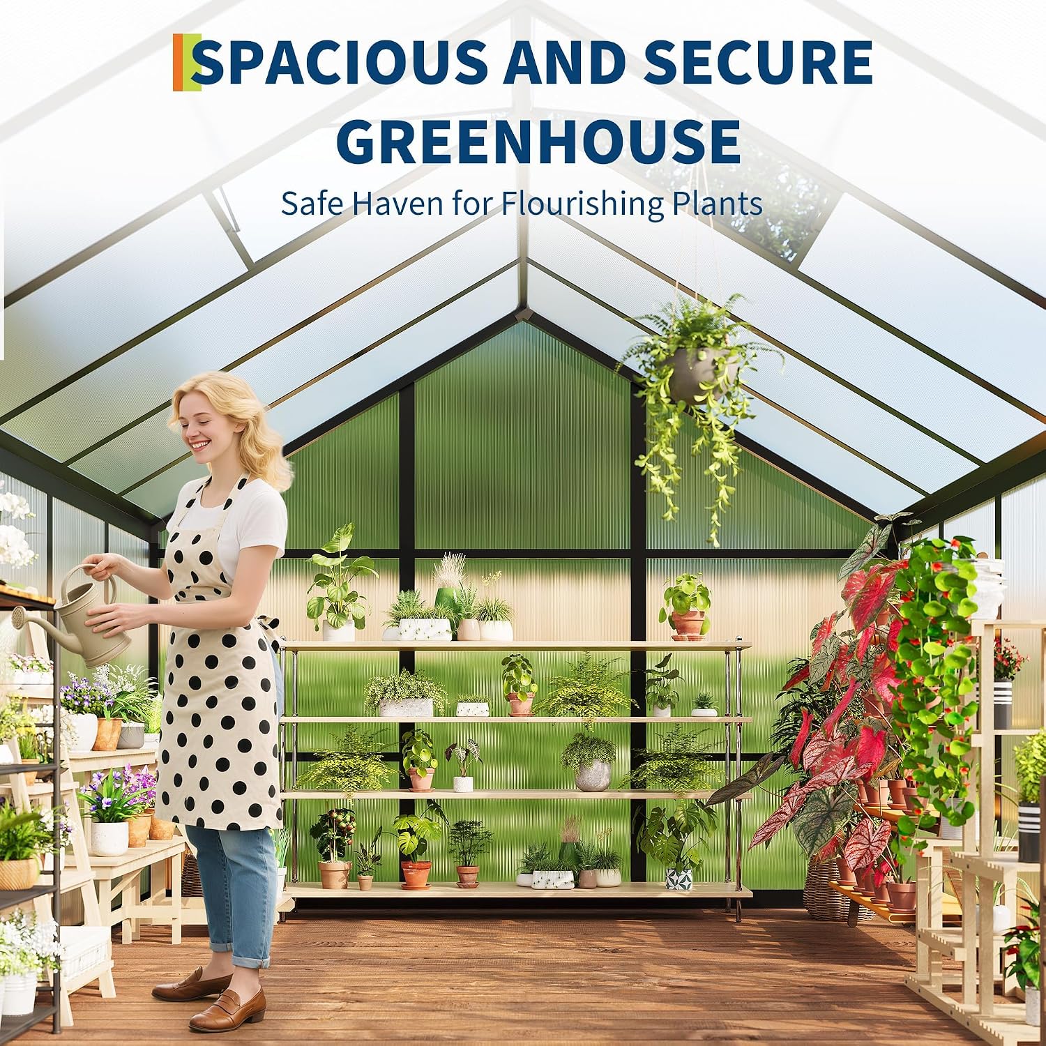 8x10 FT Sera, Dış Mekan Serala - Polycarbonate Greenhouse Aluminum Frame incelemesi ve fiyatı