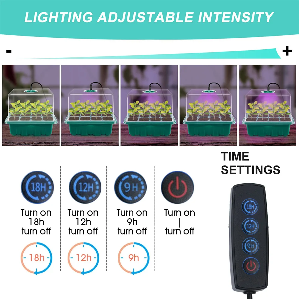 Bitki Çiçek Tohumu Yetiştirme  - Seed Starter Tray Kit With Grow Light incelemesi ve fiyatı