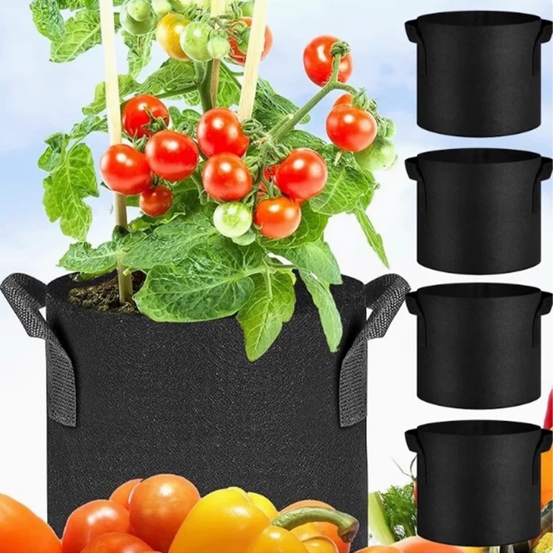 5'li Paket Havalandırmalı Kuma - Plant Nursery Grow Bags Fabric 5 Gallon incelemesi ve fiyatı