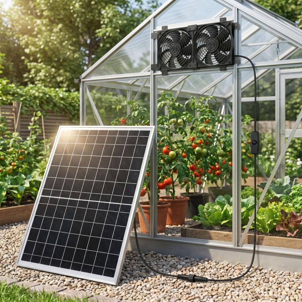 Hava Sirkülasyonu 15W Güneş En - Greenhouse Circulation Fan Waterproof incelemesi ve fiyatı