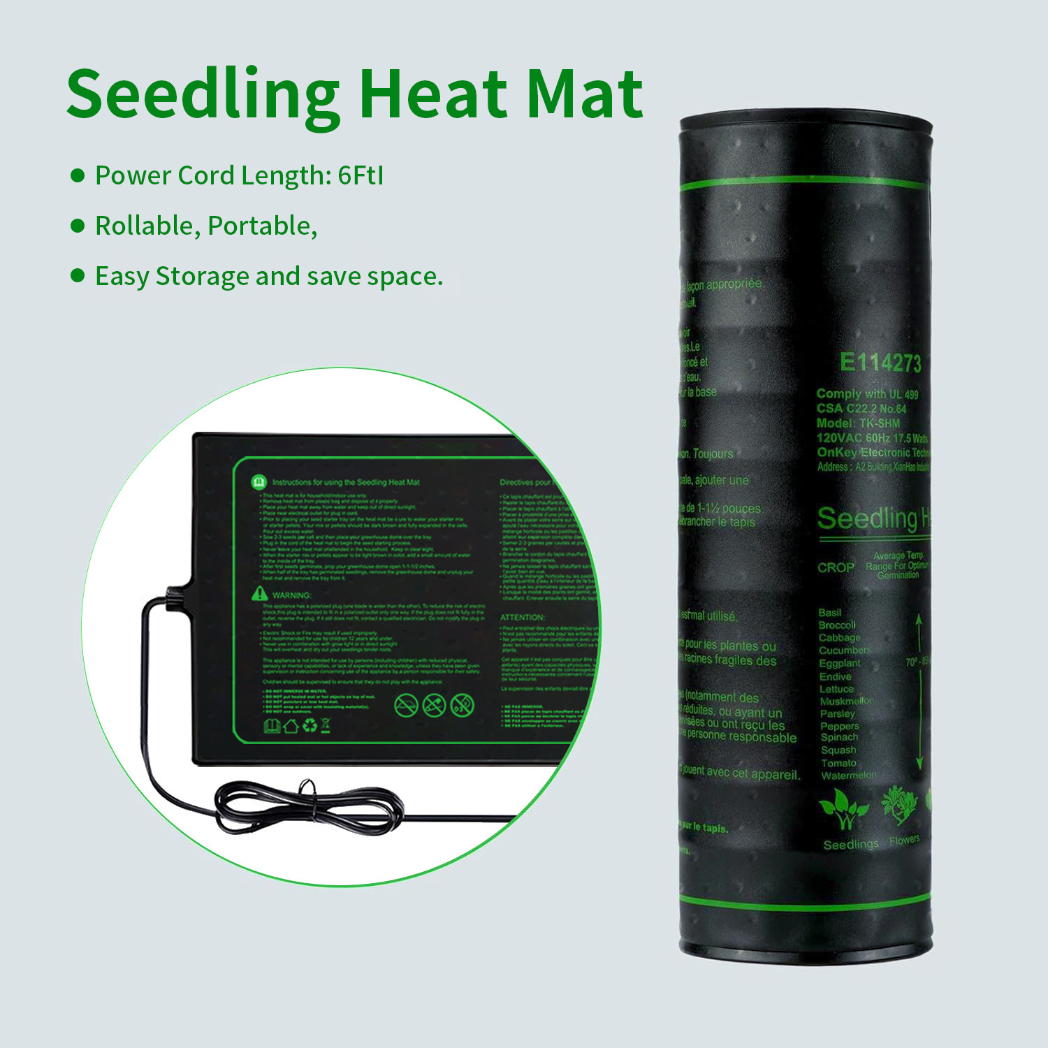 İki'li Paket 20x10 İnç Fide Is - Plant Seedling Heat Mat Waterproof incelemesi ve fiyatı