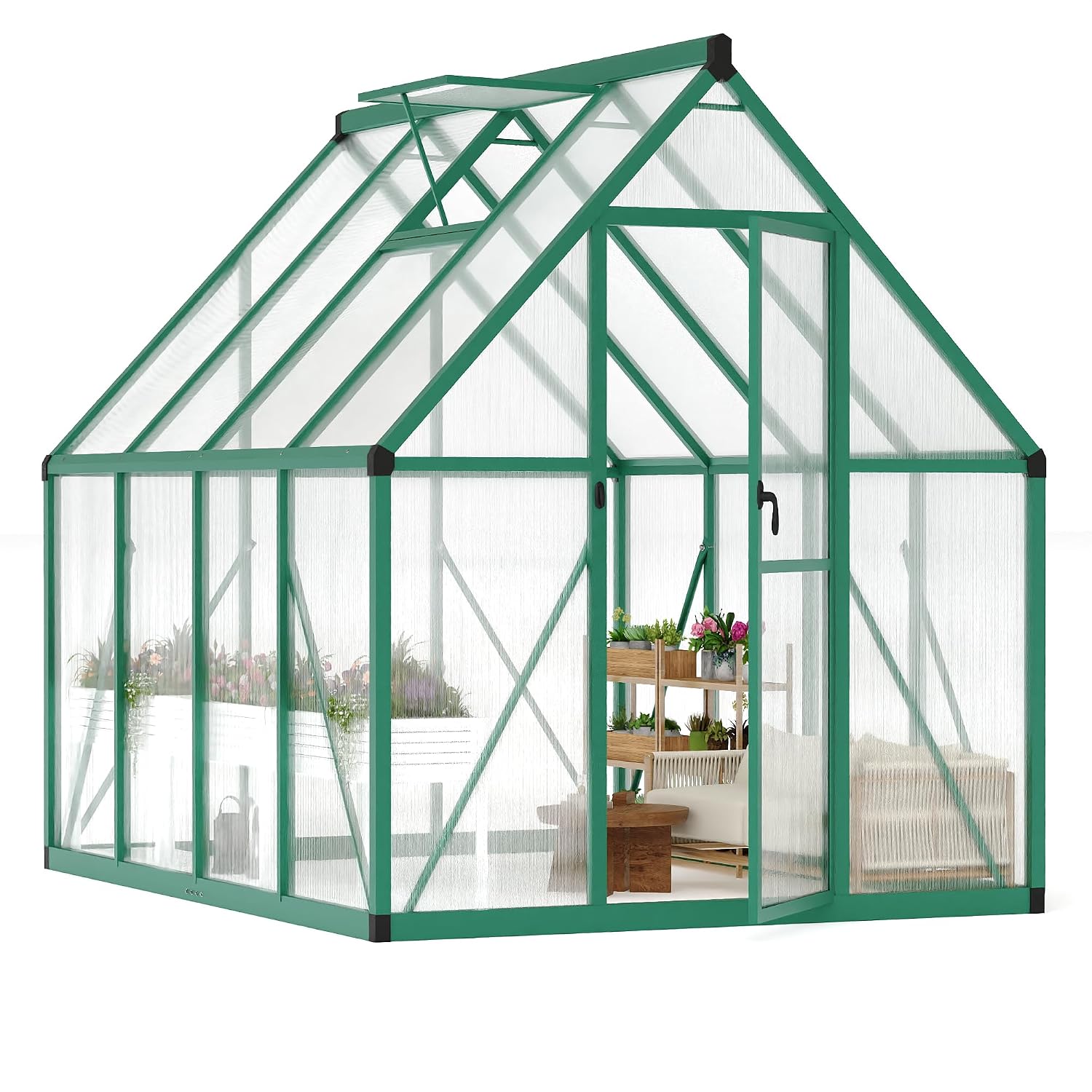 Sera, Alüminyum Çerçeveli, Kil - Polycarbonate Greenhouse Aluminum Frame incelemesi ve fiyatı