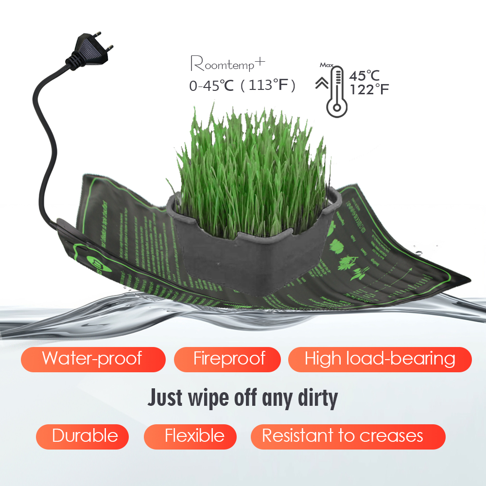 17.5W 45W 100W Bahçe Fide Isıt - Plant Seedling Heat Mat Waterproof incelemesi ve fiyatı
