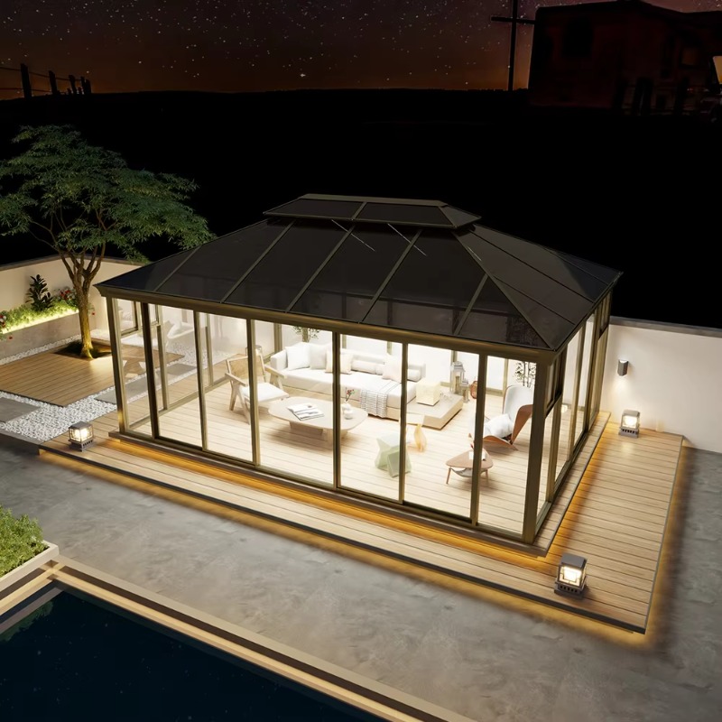 400*600CM Polikarbonat Kış Bah - Polycarbonate Greenhouse Aluminum Frame incelemesi ve fiyatı