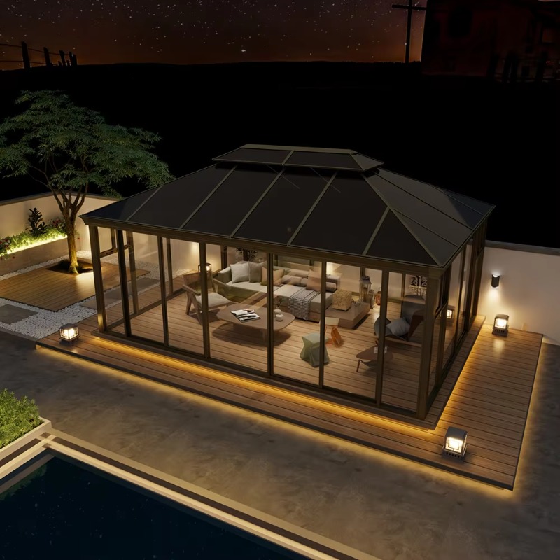 400*600CM Polikarbonat Kış Bah - Polycarbonate Greenhouse Aluminum Frame incelemesi ve fiyatı