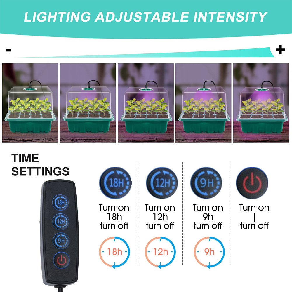 Tam Spektrumlu LED Yetiştirme  - Seed Starter Tray Kit With Grow Light incelemesi ve fiyatı