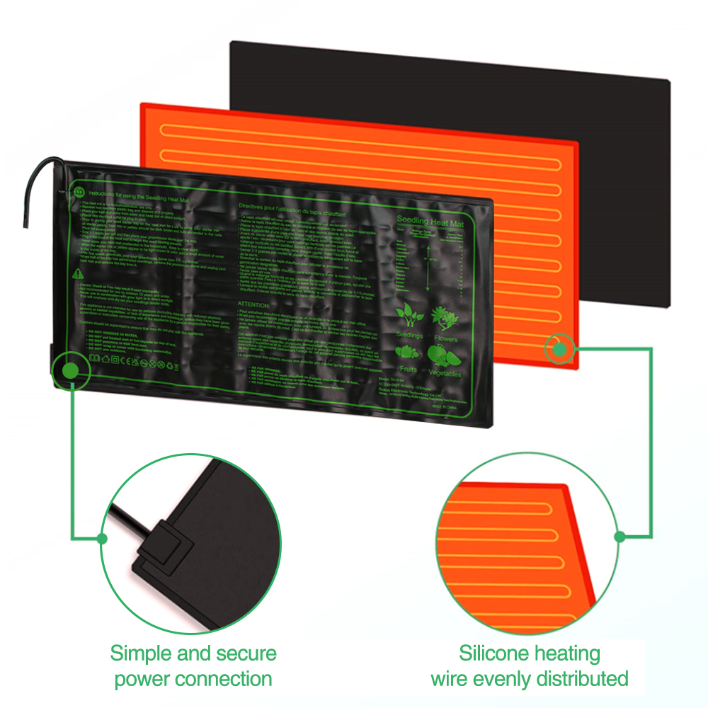 Fide isıtma pedi 3 boyutları s - Plant Seedling Heat Mat Waterproof incelemesi ve fiyatı