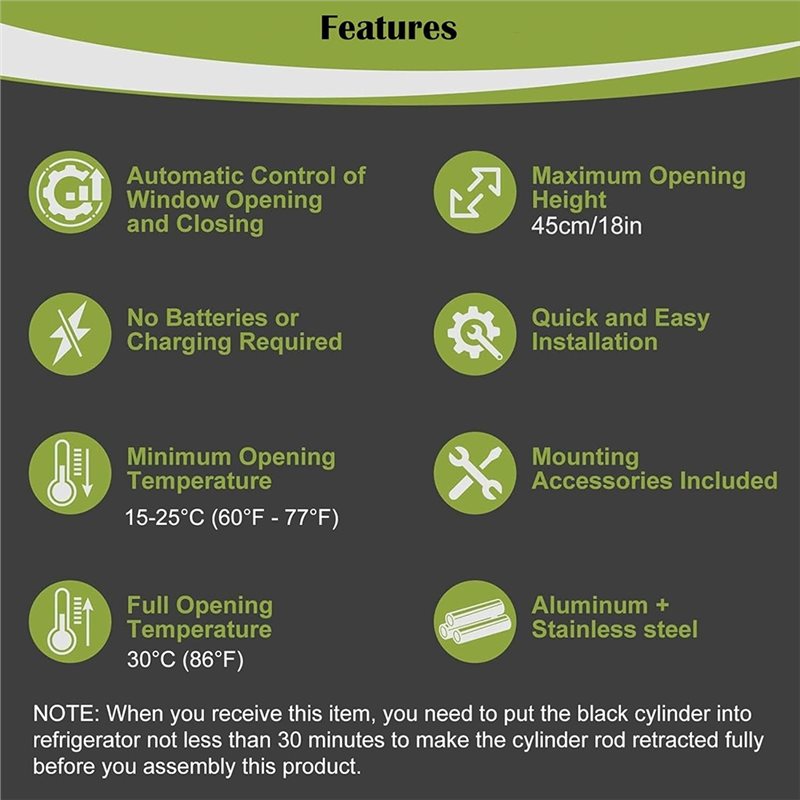 B23B Güneş Enerjili Otomatik Ç - Automatic Greenhouse Roof Vent Opener Solar incelemesi ve fiyatı