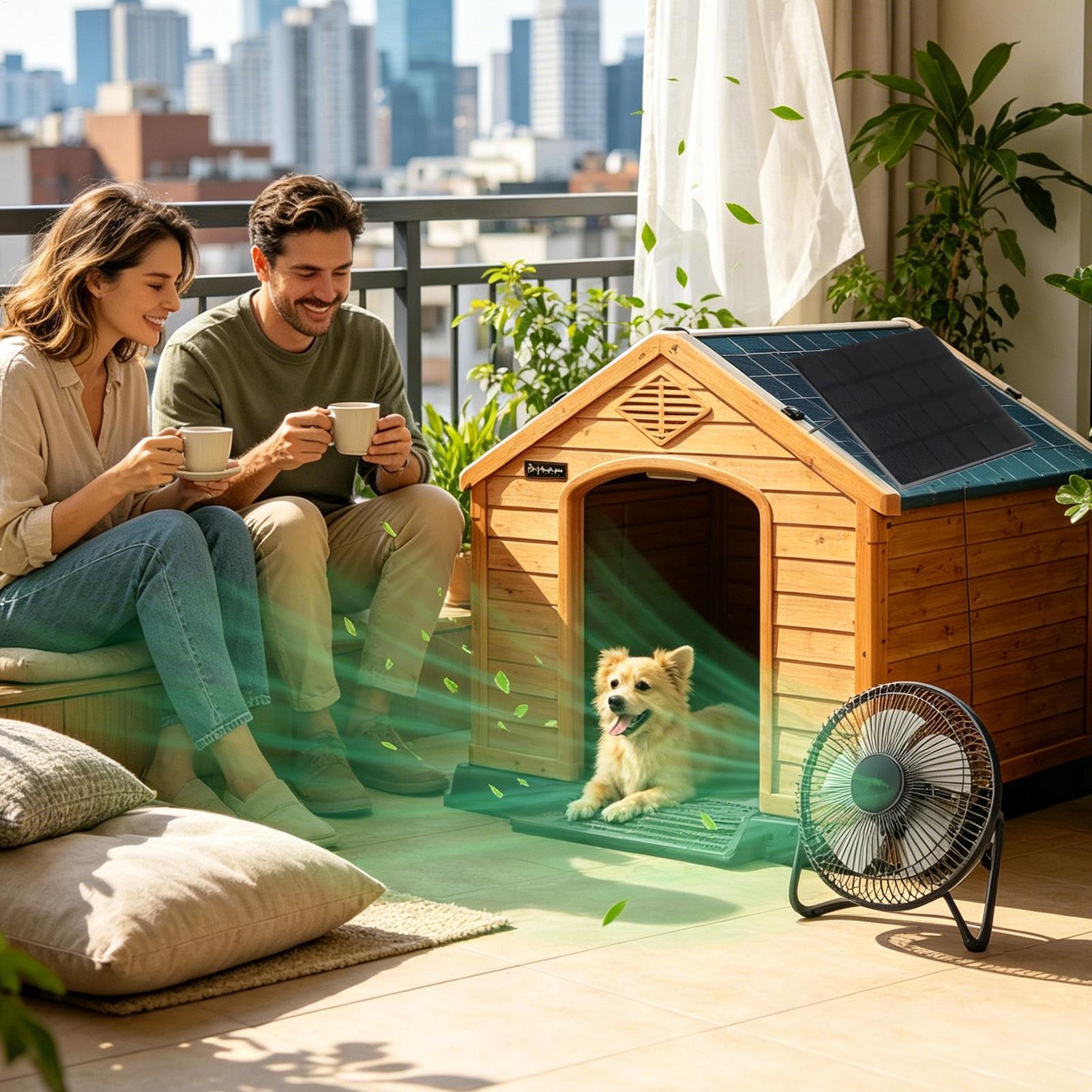 Güneş enerjili sera fanı 5W su - Greenhouse Circulation Fan Waterproof incelemesi ve fiyatı
