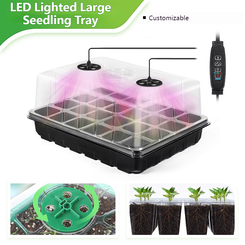 Bitki Tohumu Başlangıç ​​Kiti, - Seed Starter Tray Kit With Grow Light incelemesi ve fiyatı