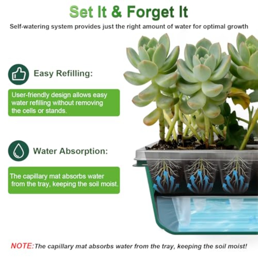 Büyütme Işığıyla Birlikte Tohu - Seed Starter Tray Kit With Grow Light incelemesi ve fiyatı