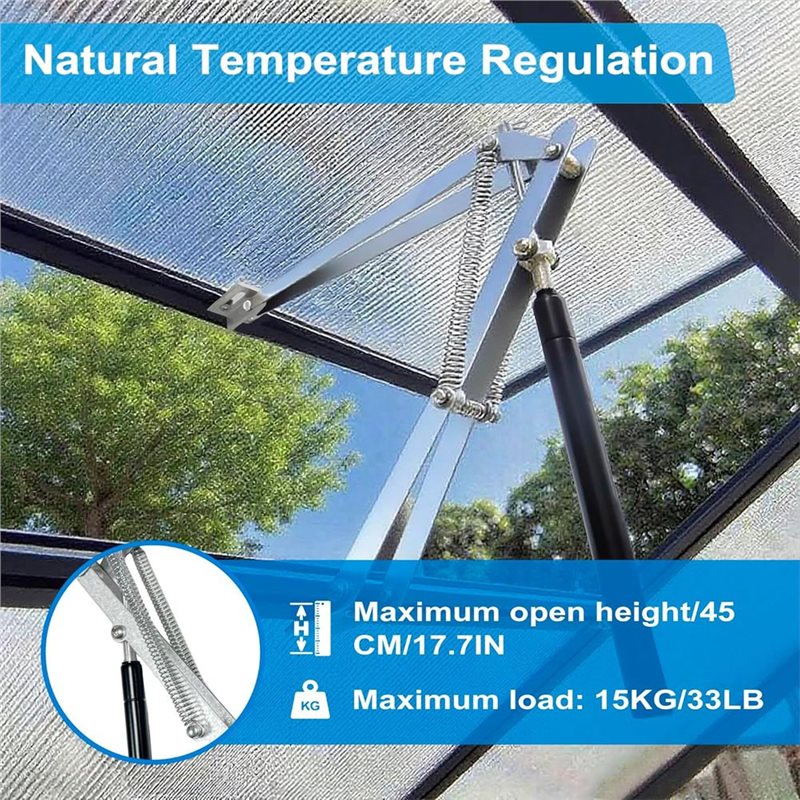 WORTHOWN-Güneş Enerjili Otomat - Automatic Greenhouse Roof Vent Opener Solar incelemesi ve fiyatı