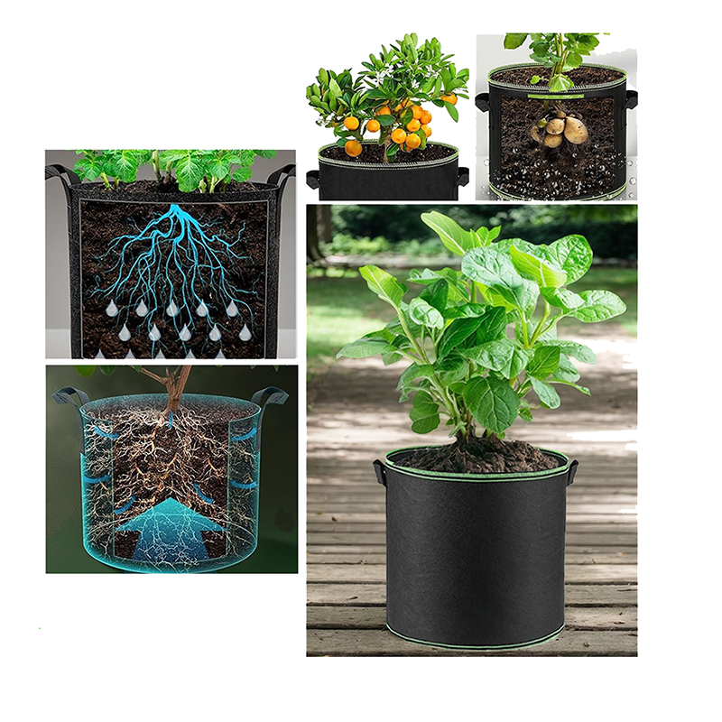 1 3 5 10 Galon Kumaş Bitki Yet - Plant Nursery Grow Bags Fabric 5 Gallon incelemesi ve fiyatı