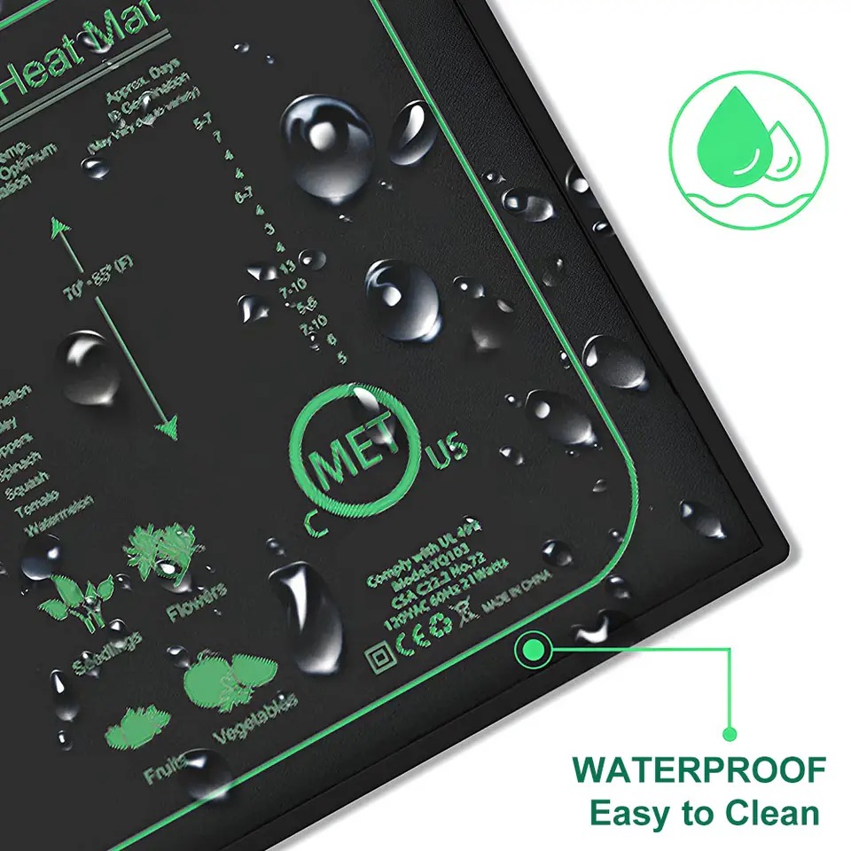 10/25/50CM Fide Isıtma Matı İç - Plant Seedling Heat Mat Waterproof incelemesi ve fiyatı