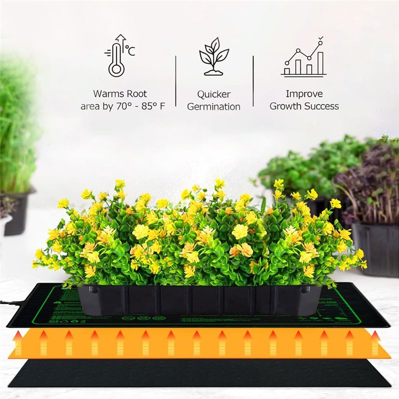 AEE4-Fide Isıtma Matı, Tohum Ç - Plant Seedling Heat Mat Waterproof incelemesi ve fiyatı