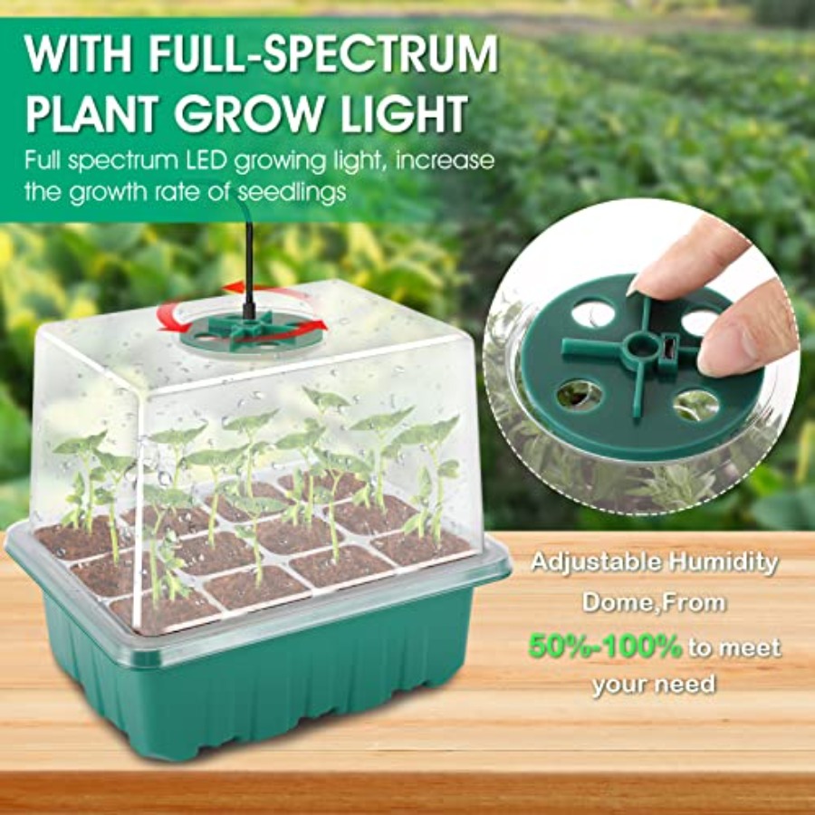 Işıklı Tohum Başlangıç ​​Tepsi - Seed Starter Tray Kit With Grow Light incelemesi ve fiyatı